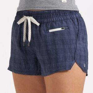 Vuori clementine Navy Shorts with Light Drawstring